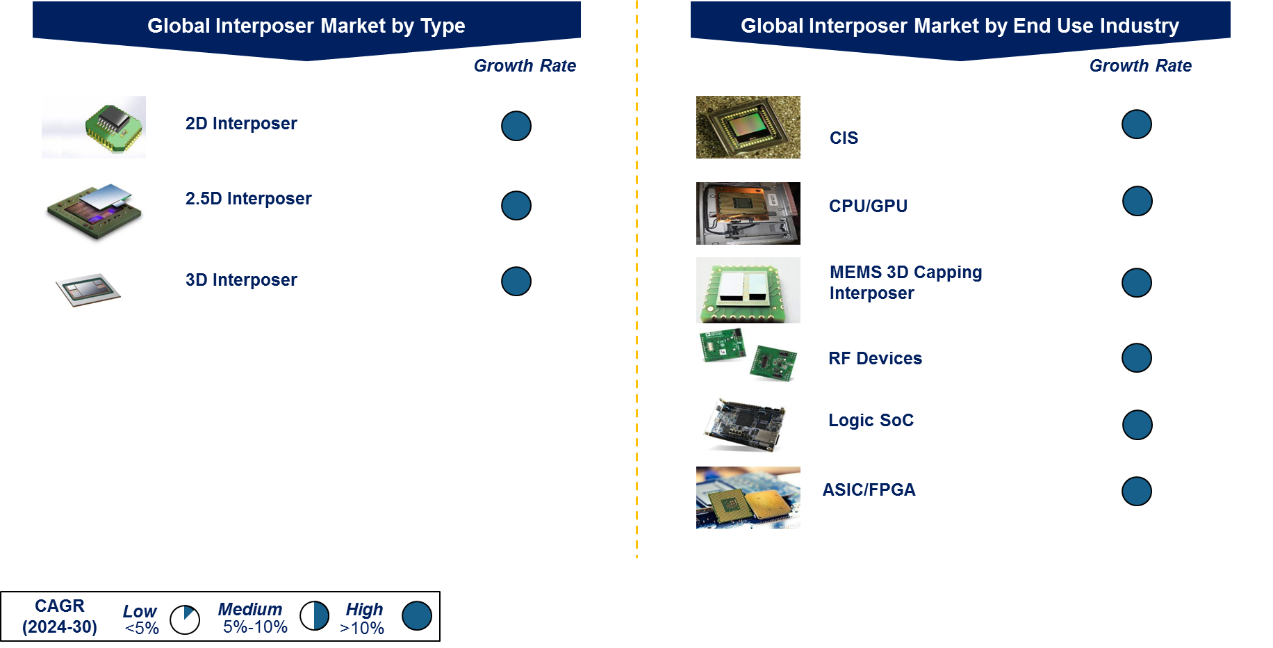 Interposer Market by Segment